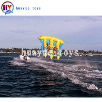 Bateau banane gonflable de qualité commerciale pour sports nautiques, surf, poisson volant gonflable remorquable pour jet ski
