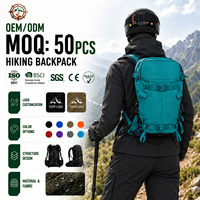 Sac de sport élégant, sac à dos de randonnée 40l, sac à dos imperméable pour la journée, sac à dos de camping en plein air, sac à dos de randonnée pour hommes, sac à dos de voyage, sac à dos de ski