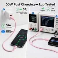 Pabrik LUNG KAY Grosir Kabel Silikon Tipe C 3A 2.0 USB a ke c Kabel Data 5v2.4a Kabel Pengisian Cepat USB untuk Ponsel