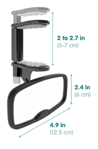 Espejo de Observación para Bebés, Espejo Acrílico con Clip para el Interior del Automóvil, Espejo Retrovisor Personalizable para Niños - Product Image 4