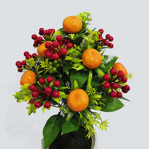 Bouquet d'oranges artificielles personnalisées, aspect naturel, écologiques, pour Halloween, décoration maison, cuisine, restaurant, photographie - Product Image 2