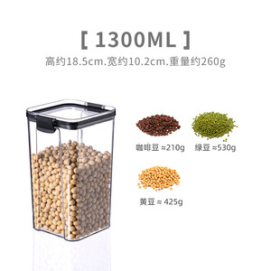 Boîte de <span class=keywords><strong>rangement</strong></span> transparente pour aliments secs, fruits secs, fruits frais, boîte de <span class=keywords><strong>rangement</strong></span> hermétique avec couvercle, ensemble de contenants de <span class=keywords><strong>rangement</strong></span> pour la <span class=keywords><strong>cuisine</strong></span> - Product Image 4
