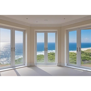 Design moderne Résistant aux intempéries Rupture thermique en alliage d'aluminium <span class=keywords><strong>Baie</strong></span> <span class=keywords><strong>vitrée</strong></span> en alliage à économie d'énergie vers l'intérieur <span class=keywords><strong>Baie</strong></span> <span class=keywords><strong>vitrée</strong></span> pour les villas - Product Image 2