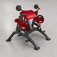Machine à biceps à bras unique professionnelle pour salle de sport, entraîneur de curls en acier robuste avec support de plaques et coussinets