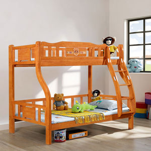 <span class=keywords><strong>Lit</strong></span> <span class=keywords><strong>superposé</strong></span> pour enfants en bois massif moderne, thème princesse, design de voiture, avec toboggan, pour hôtel et hôpital - Product Image 3