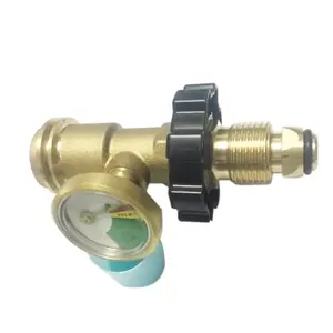 Sinopts Brass Material Propane Adapter Universal Fit Propane Tank Adapter Gauge Adapter