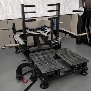 Máquina de prensa de hombros con carga de placas serie SM ATL, prensa de hombros sentado de alta resistencia, entrenador de fuerza ajustable - Product Image 5