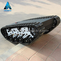 Christie Matilda Suspension Absorption des chocs 175mm garde au sol Robot châssis sur chenilles Rc chenilles en caoutchouc châssis AVT-12T