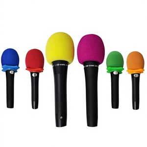 Handhold 5*7.6cm Mic Ktv Karaoke Microphone Hygiene U Type Mic Foam Windscreen <strong>Bonnette</strong> Sponge Cover - Product Image 2