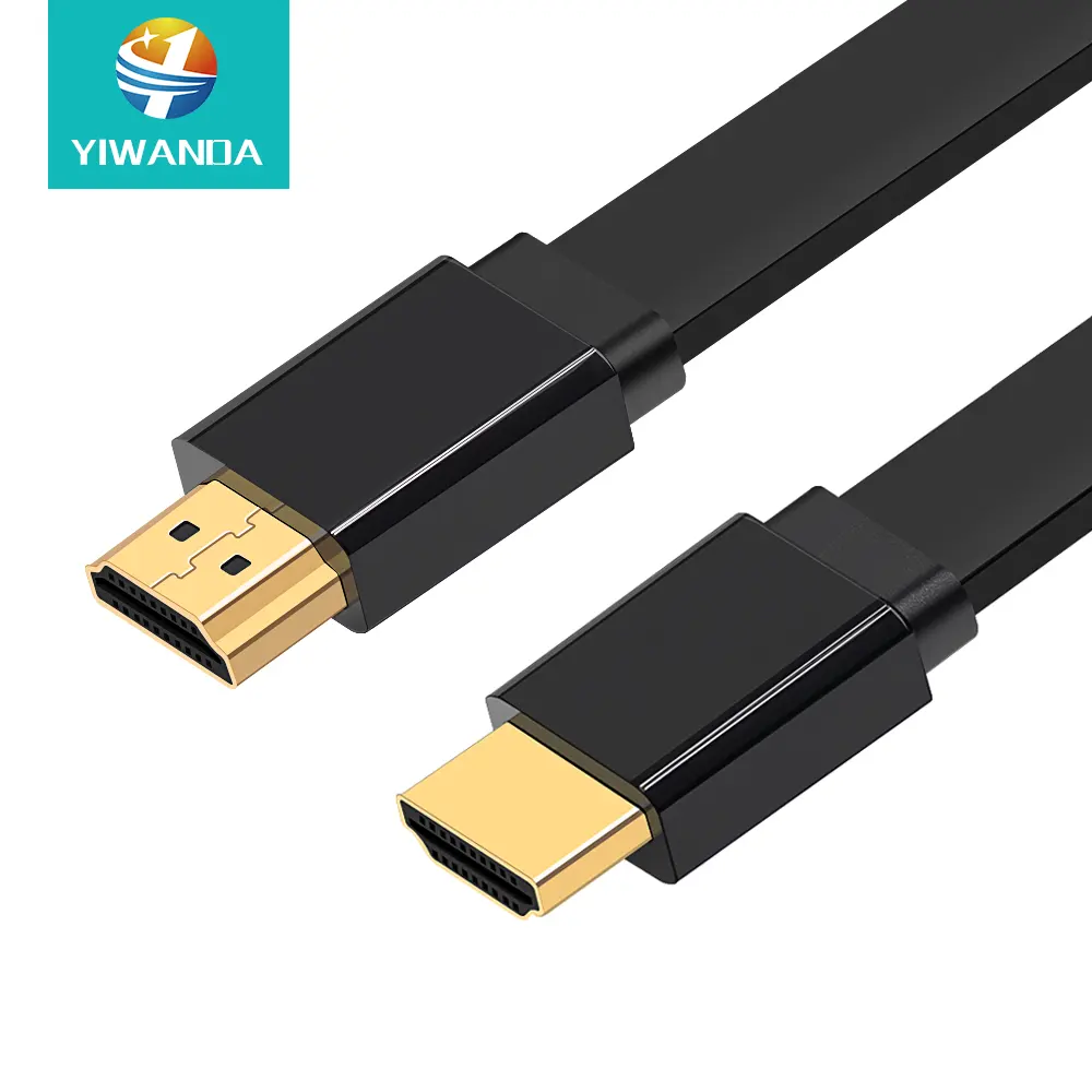 100 meter 4k 8k hdmi 2.1 Flat ultra hd 3840*2160 cables for android smart tv box projector camera for samsung tv crimping hdmi