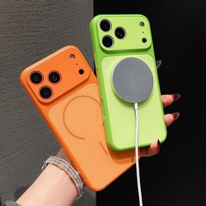 Coque de téléphone en verre mat d'origine pour iPhone 17 Air 16 15 14 13 Pro Max 17 Pro avec chargement magnétique sans fil et protection d'objectif - Product Image 6