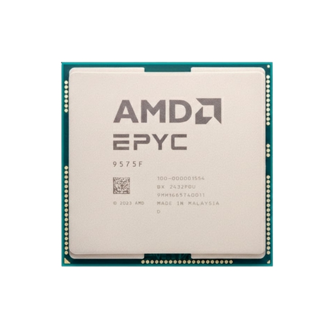 New for for 9575F 3.3 GHz Server Processor for High-Performance AI Computing and Data Center Acceleration