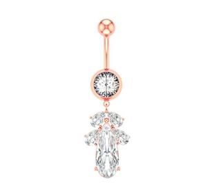 <span class=keywords><strong>2022</strong></span> nuevo diseño brillante vientre Piercing anillo joyería anillos de diamantes ombligo para accesorios de situación diaria - Product Image 3