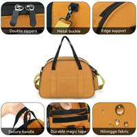 Sac de transport multifonctionnel de luxe léger et durable pour électriciens, avec fermeture éclair en nylon, pour outils et kits de plomberie