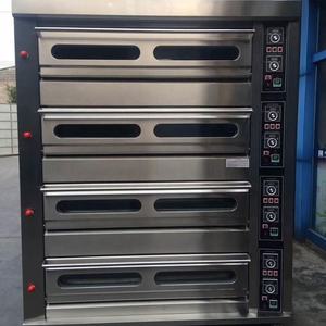 Oven pemanggang roti Gas baja tahan karat 2025 dengan kontrol suhu 4 dek 16 nampan untuk kue roti susu jagung produk - Product Image 3