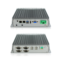 Computadora Industrial Integrada Sin Ventilador J1900 Rentable, Mini PC de Doble LAN para Control de Automatización