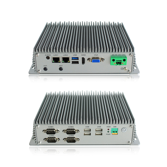 Cost-Effective J1900 Fanless Embedded Industrial Computer Dual LAN Mini Box PC for Automation Control
