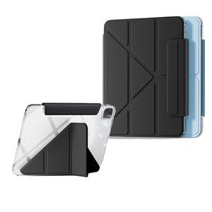 Modelli completi per <span class=keywords><strong>Apple</strong></span> <span class=keywords><strong>iPad</strong></span> <span class=keywords><strong>Air</strong></span> 11 <span class=keywords><strong>custodia</strong></span> <span class=keywords><strong>custodia</strong></span> in pelle PU trasparente smerigliato Tablet <span class=keywords><strong>custodia</strong></span> per <span class=keywords><strong>iPad</strong></span> Pro5 11(M4) fabbricazione 2024 - Product Image 1