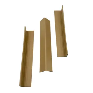 Brown Corrugated Corner Angle Board Paper Corner Protector For Pallet