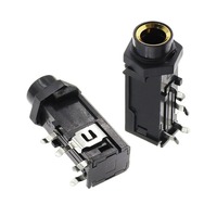 Prise casque USBR 6,35 mm, PJ-603A, connecteur jaune, 4 broches, prise audio/vidéo, prise microphone, prise haut-parleur