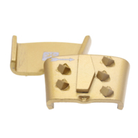 Plaquettes abrasives diamantées PCD haute performance pour le meulage et le polissage des sols en béton et l'élimination de la résine époxy # 6-300 Épaisseur 5MM