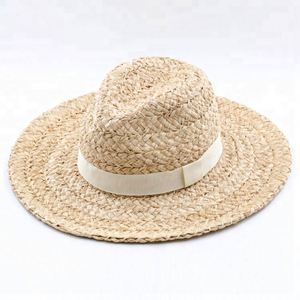 Women's Fashion Summer <b>Fedora</b> Hat Trendy Raffia <b>Straw</b> Wide Braid Handmade Beach Sunshade for Outdoor Travel Fishing Daily Casual - Product Image 4