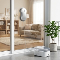 Robot Limpiacristales Inteligente con WiFi/Navegación Automática, Fuerte Succión, Seguro para Todo Tipo de Superficies de Vidrio, Certificado, el Ayudante Definitivo