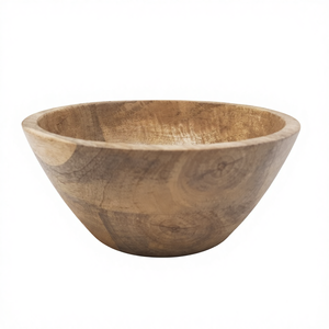 ชามไม้ยุโรปขายตรงจากโรงงาน เป็นมิตรกับสิ่งแวดล้อม เหมาะสำหรับสลัด ผลไม้ อาหาร ซุป บะหมี่ แป้งโดว์  รับทำโลโก้ ชามไม้สำหรับงานปาร์ตี้ - Product Image 1