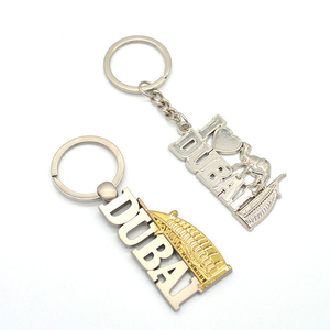 Bán Buôn Chất Lượng Cao Kim Loại Keychain Nhà Sản Xuất <span class=keywords><strong>New</strong></span> <span class=keywords><strong>York</strong></span> Thành Phố Dubai Lưu Niệm 3d Keychain - Product Image 3