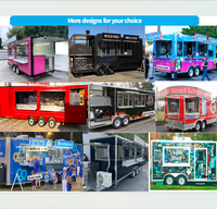Remolque de Cocina Personalizable, Camioneta de Venta de Pizza, Horno de Leña, Remolque Móvil de Comida de Pizza