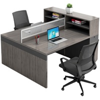 Bureau d'ordinateur et chaise à écran de personnel, combinaison simple et moderne 4 6 personnes bureau de employé de banque du personnel