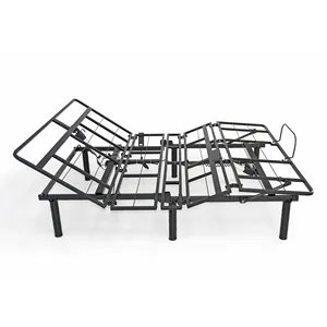 <span class=keywords><strong>Rete</strong></span> Elettrica Regolabile Rondure TM02 <span class=keywords><strong>a</strong></span> Doppio Motore Okin, Struttura Letto Queen Size in Metallo <span class=keywords><strong>a</strong></span> Maglie Metalliche con Doppio Motore - Product Image 1