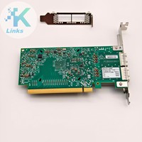 Tarjeta de Interfaz de Red Cableada Mellanox CX-4 100GbE QSFP28 de 2 Puertos PCIe3.0x16 MCX456A-ECAT para Adaptador Ethernet de Servidor, en Stock