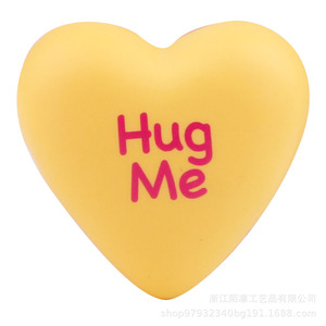 Pu <b>Foam</b> Heart Stress Relief Toy Valentine'S Day Decor <b>Craft</b> Gift - Product Image 3