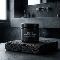 Beurre Corporel Parfumé pour Hommes Marque Blanche – Vente en Gros, Soin Personnalisé, Crème Corporelle Homme Fini Mat