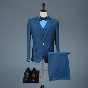 <span class=keywords><strong>2022</strong></span> à la mode hommes costumes Slim Fit pour travail entretien affaires vêtements professionnels marié robe de mariée - Product Image 3