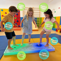 Panneau de jeu mural LED Whac-A-Mole avec lumières tactiles et musique pour salle sensorielle et activité en classe