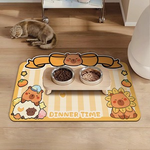 Tapis pour animaux de compagnie en terre de diatomée, rectangulaire, résistant aux taches, pour chats et chiens - Product Image 3