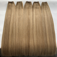 Vente en gros Cheveux Remy Couleur Populaire Qualité Supérieure Cuticule Alignée Super Double Trame Micro Extensions de Cheveux