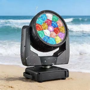 Projecteur de scène LED BEE EYE étanche IP65 19*40W RGBW 4-en-1 640W DMX 21-99 canaux avec commande vocale pour concerts et festivals en extérieur - Product Image 1