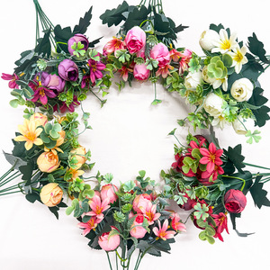 Vente en gros de bourgeons d'orchidées artificielles à tige unique, 7 têtes, fleurs artificielles pour mariage, décoration florale pour la maison - Product Image 2