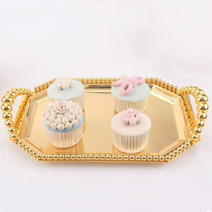 Best quality Elegant Design Food <b>Snacks</b> Serving <b>Tray</b> Coffee Serving <b>Tray</b> Decor <b>Tray</b> Party Home Decor Restaurant Hotel - Product Image 2