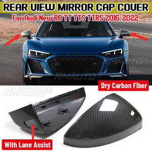 Cubierta de Espejo Lateral de Fibra de Carbono Seca para Automóvil, Reemplazo de la Cubierta del Espejo Retrovisor, Estilo OEM, para Audi R8 TT TTS TTRS 2016-2022 - Product Image 1