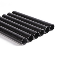 Tube en fibre de carbone rond, ovale, carré de 2 m, 4 m, 5 m, 6 m, 7 m / mât de voilier / tuyau / boom