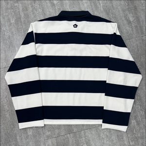 YITE Produttore di T-Shirt a Maniche Lunghe in Cotone a Righe per <span class=keywords><strong>Uomo</strong></span>, <span class=keywords><strong>Polo</strong></span> di Alta Qualità con Logo Ricamato - Product Image 3