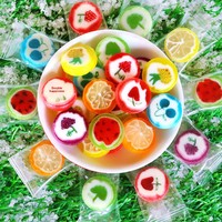 Wholesale Assorted Fruit Slice Hard Candy Individually Wrapped Mixed Flavor Sweet Treats for Kids & Party Favors