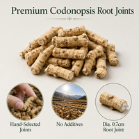 Segments de Codonopsis séchés coupés, diamètre 0,7 cm, Dang Shen, base de soupe aux herbes, ingrédient de cuisson, qualité pharmaceutique, sans soufre, JINGKE