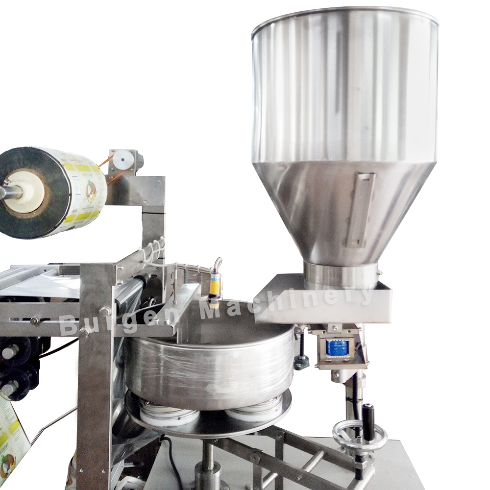 Machine à emballer automatique de biscuits de riz de crevettes de grains de café de nourriture de granule
