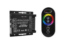 Contrôleur de musique synchrone LED RGB RGBW RGBWC 2.4G RF touch remote controller Nightclub atmosphère light dimmer controller