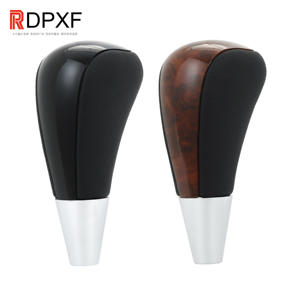 Pomo de Palanca de Cambios de Cuero y Fibra de Carbono para Toyota Camry <span class=keywords><strong>2006</strong></span>, <span class=keywords><strong>Corolla</strong></span>, Lexus, Accesorios para Automóviles, Pomo de Palanca de Cambios Automático de Cuero - Product Image 4